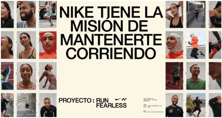 Proyecto Run Fearless Nike Colombia Kordon.co